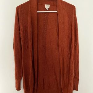 Burnt orange A New Day cardigan size M